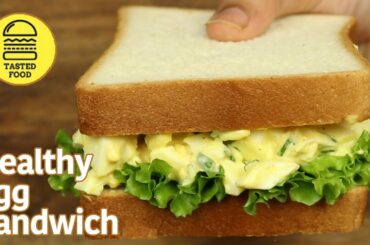 HEALTHY EGG SANDWICH RECIPE | HEALTHY SANDWICH IDEAS | EGG SANDWICHES | SANDWICH RECIPES