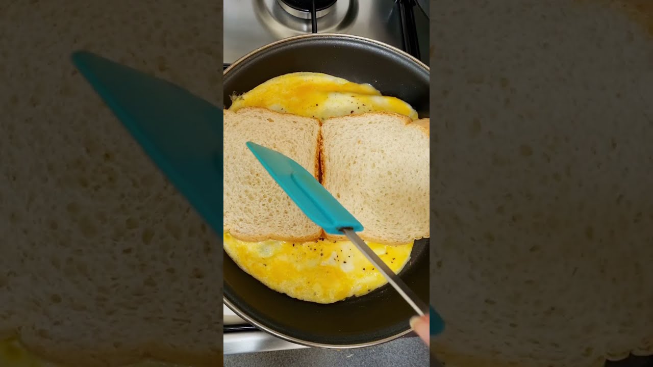 Breakfast Egg Sandwich Hack | One Pan Egg Toast | Healthy Egg sandwich #shorts Breakfast Egg Sandwich Hack | One Pan Egg Toast | Healthy Egg sandwich #shorts