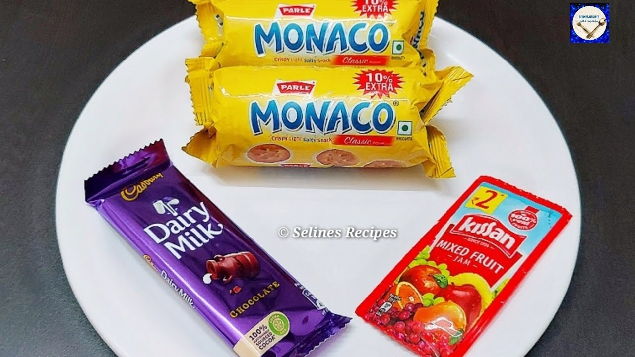 5 Minutes Evening Snacks Recipe | Chocolate Monaco Bites | Dairy milk Snack |Crispy & Sweet Snacks | 5 Minutes Evening Snacks Recipe | Chocolate Monaco Bites | Dairy milk Snack |Crispy & Sweet Snacks |