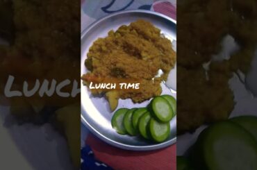 Healthy Lunch Recipe | Eating Daliya Tehri with curd and cucumber