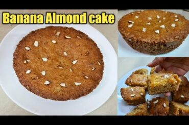 Banana Almond Cake | Cake Recipe | Perfectly moist Banana Bread | Almond Cake | Healthy Recipes