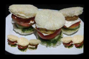 Healthy Finger Sandwich Recipe | One Bite Sandwich Recipe.