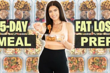 SUPER EASY 1 WEEK MEAL PREP FOR WEIGHT LOSS | Healthy Recipes for Weight Loss