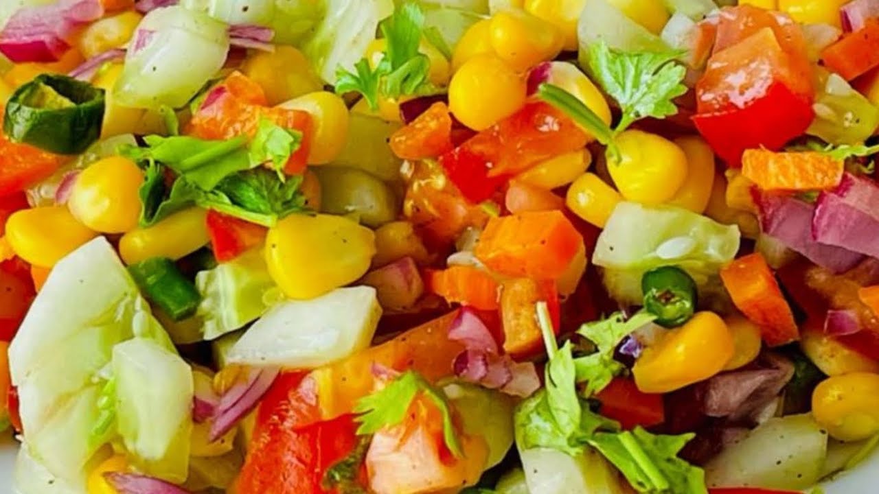 Sweet Corn Salad|American Corn Salad|Sweet Corn Chaat|Healthy Salad|Diet Salad|Weight loss Salad Sweet Corn Salad|American Corn Salad|Sweet Corn Chaat|Healthy Salad|Diet Salad|Weight loss Salad