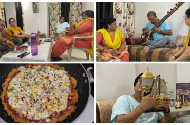 No Maida No Oven *Healthy* Pizza on Tawa | breakfast idea | snack recipe | Indian family vlogs