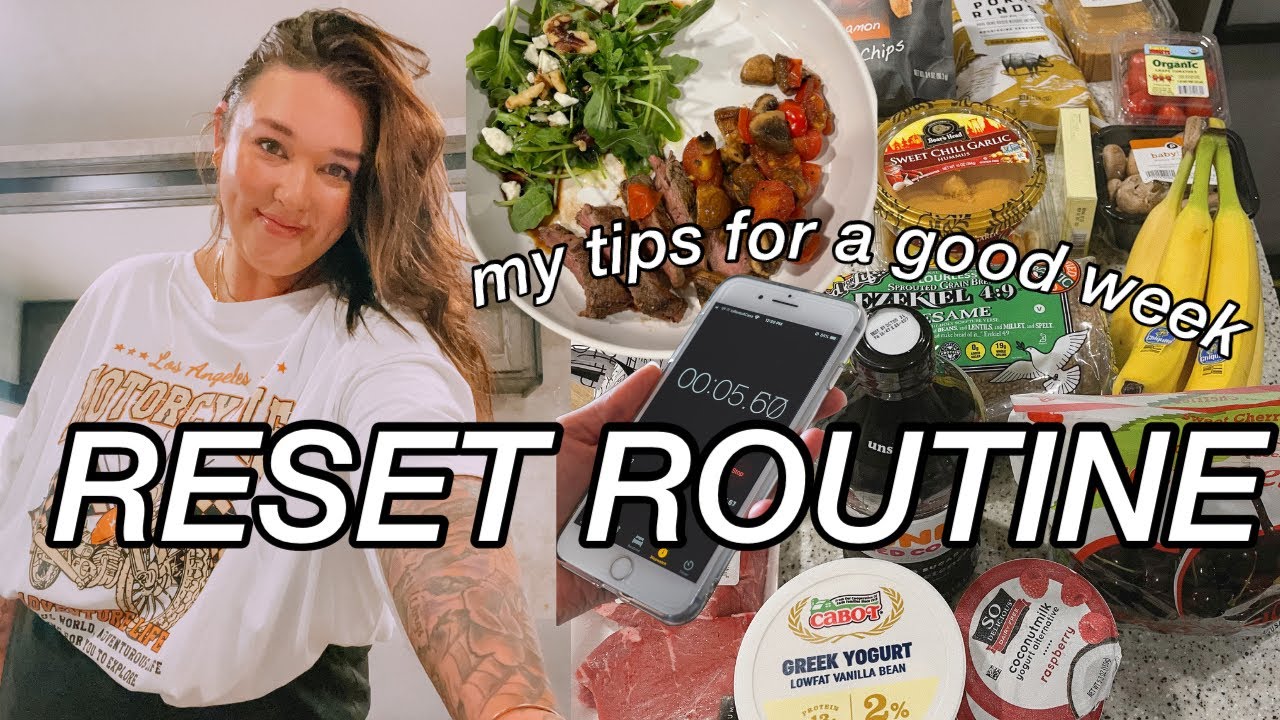RESET ROUTINE: HEALTHY GROCERY HAUL, TIMED CLEANING, AND HEALTHY DINNER RECIPE! RESET ROUTINE: HEALTHY GROCERY HAUL, TIMED CLEANING, AND HEALTHY DINNER RECIPE!