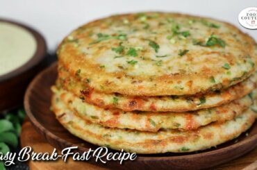 Easy Breakfast Recipe -Nutri Vegetable Roastie