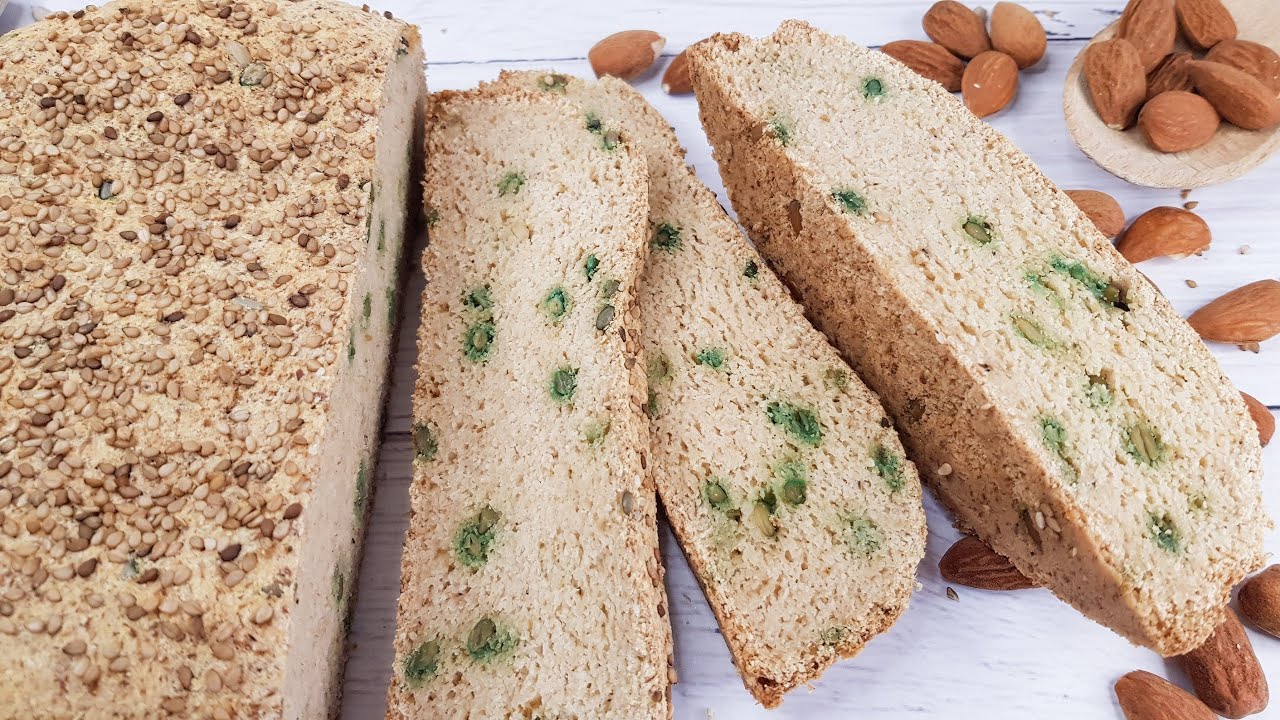 Healthy Low Carb Vegan Keto Bread/Buns | Gluten-free & Yeast-Free | ASMR Healthy Low Carb Vegan Keto Bread/Buns | Gluten-free & Yeast-Free | ASMR