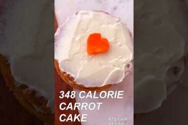 348 CALORIE CARROT CAKE RECIPE - LOW CALORIE RECIPES