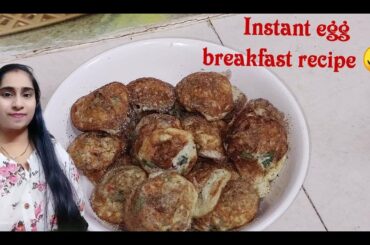 Egg recipes | Instant breakfast recipe | Diet recipe | Healthy recipe | snacks recipe
