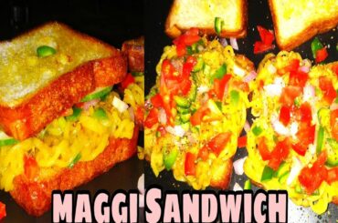 Maggi Sandwich recipe // quick and easy Sandwich recipe //
