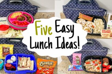 5 of the BEST COLD LUNCH BOX IDEAS | TASTY & EASY Recipes for WORK or BACK TO SCHOOL | Julia Pacheco
