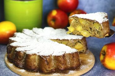 Apple cake Sharlotka! Healthy recipe! Low calorie!