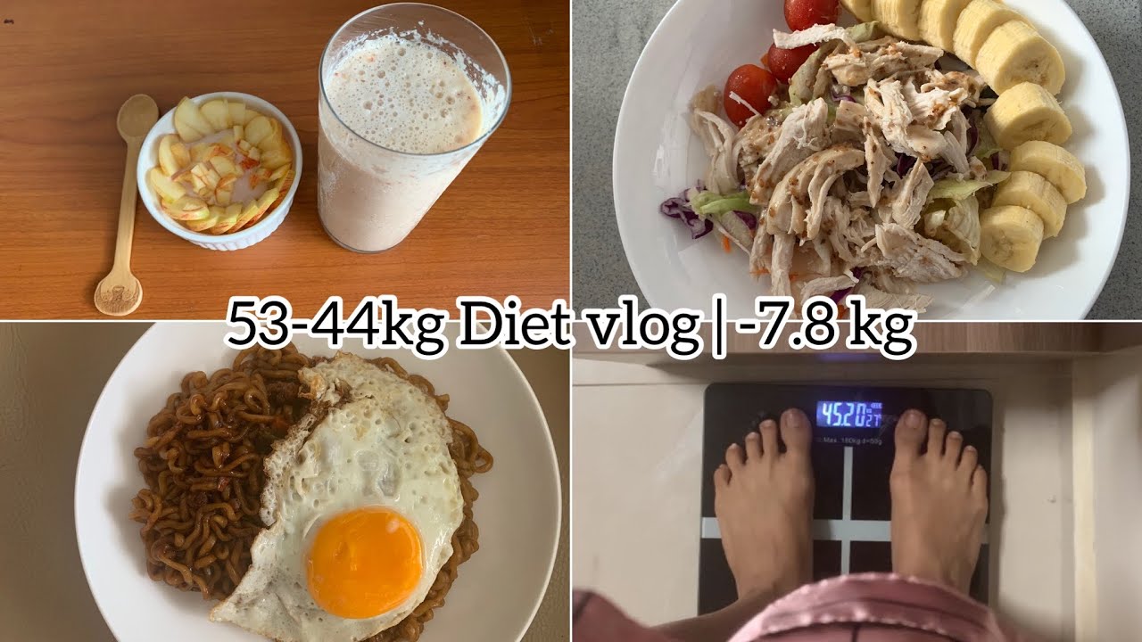 53-44kg Diet Vlog | -7.8 kg , Tracking my Calories 53-44kg Diet Vlog | -7.8 kg , Tracking my Calories