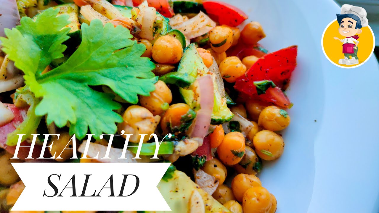 Indian Chickpea Salad || Chickpeas Salad Recipe || Salad By The Young Stove Indian Chickpea Salad || Chickpeas Salad Recipe || Salad By The Young Stove