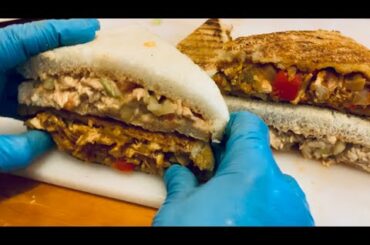 2 type of vegetable chicken sandwich recipe | delicious energetic healthy salad sandwich recipe