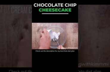 Chocolate Chip Cheesecake | Easy and Healthy Recipes | #shorts