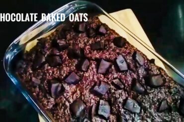 Chocolate Baked Oats With Banana | No Sugar Brownie Baked Oats ~ Kamal’s Homely Recipes
