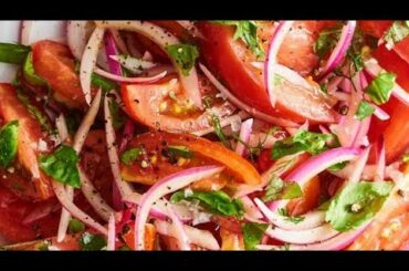 How to make Tomato Salad #healthysalad
