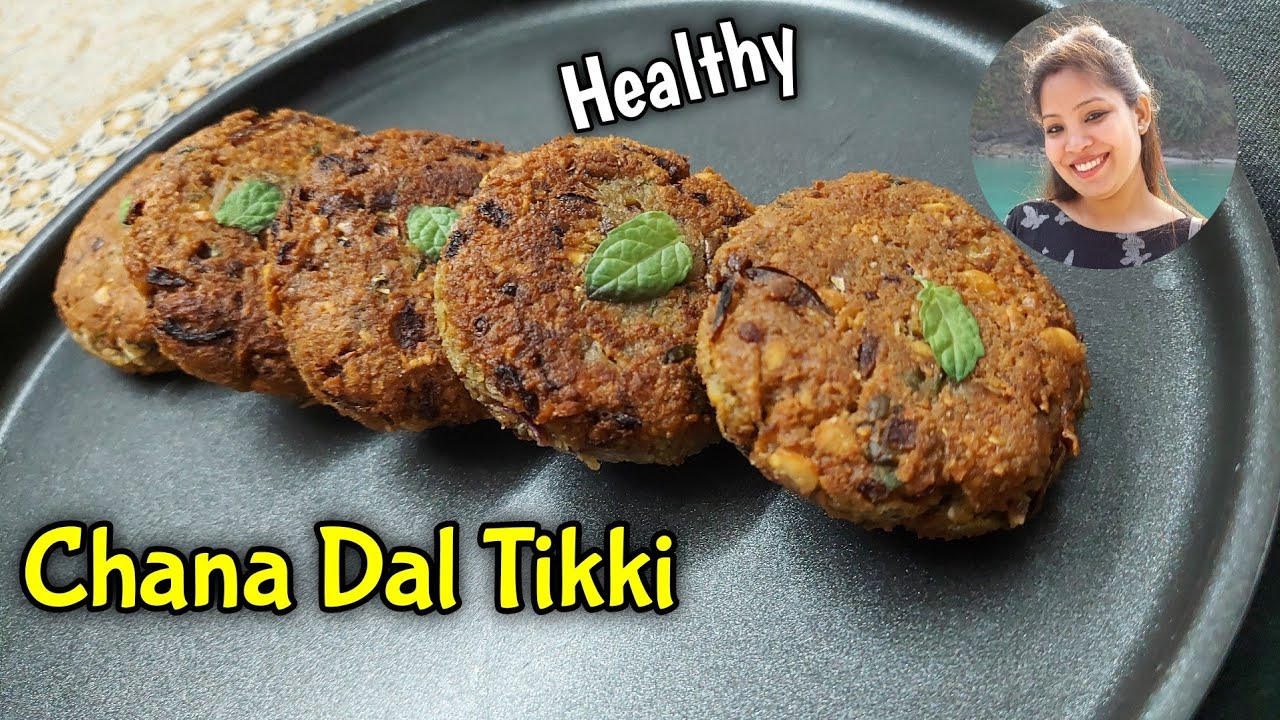 Chana Dal Tikki Recipe | Veg Cutlet | Healthy Snack | Appetizer | Evening Snack Chana Dal Tikki Recipe | Veg Cutlet | Healthy Snack | Appetizer | Evening Snack