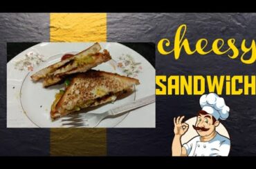 cheesy sandwich||Easy and tasty recipe||healthy snacks||Mousumi's magic kitchen