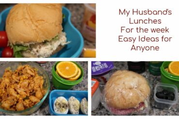 My Husband's Lunches for the week | Easy Ideas for Anyone