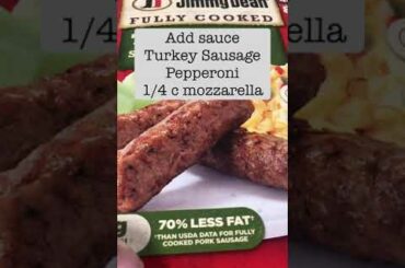 Low Carb Meat Lover's Pizza #lowcarb #lowcarbpizza #lowcalorie #diet #healthy