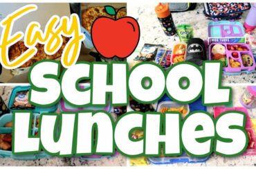 We're Back | Easy School Lunch Ideas