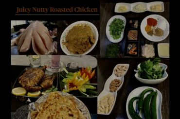 Best Roasted Chicken recipe | Juicy Nutty Roasted Chicken | Delicious & Healthy Roasted Chicken