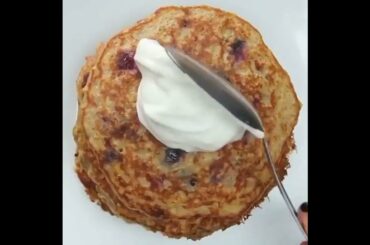 Banana Pancakes - Healthy breakfast Recipe #pancake #breakfastrecipe #shorts