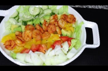healthy salad recipe for weight loss! eat to get in shape! lose belly fat and several pounds