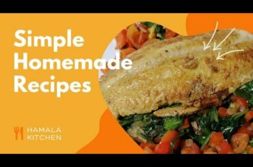 Fish Fillet with Italian lettuce Recipe/Weight Loss Recipe/Dinner idea for diet/healthy lunch recipe