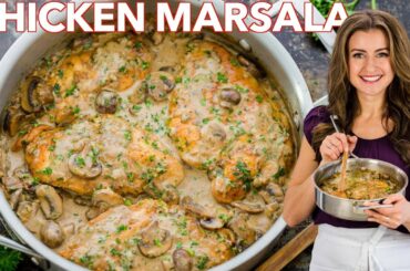 Creamy Chicken Marsala Recipe - 30 Minute Dinner