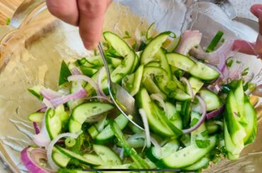 Cucumber Salad | Simple and Healthy Salad | Healthy Food | MANG ENER