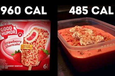 Anabolic "Strawberry Shortcake" Ice Cream | Low Calorie Strawberry Protein Ice Cream