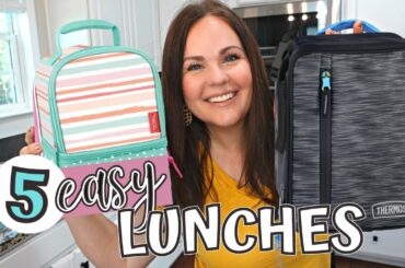 EASY LUNCHBOX IDEAS | BACK TO SCHOOL LUNCHES | COLD LUNCH IDEAS | AMBER AT HOME