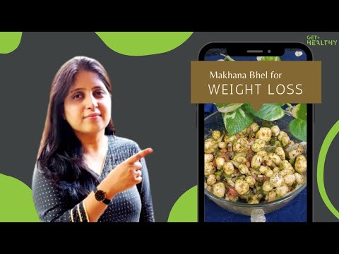 Makhana bhel for weight loss | Healthy recipes | Dietician Komal Agarwal | Healthy food Makhana bhel for weight loss | Healthy recipes | Dietician Komal Agarwal | Healthy food