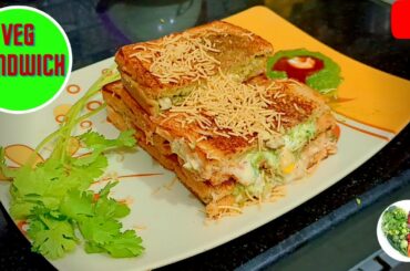 HEALTHY,QUICK AND EASY VEG SANDWICH RECIPE BY @Taste With Healthy Twist #shorts