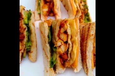 easy Culb sandwich recipe #shortvideo
