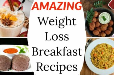 5 Breakfast Recipes For Weight Loss | Quick Easy Healthy Breakfast Options | How to Lose Weight Fast
