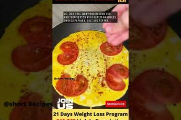 One Pan Breakfast wrap|keto healthy recipes for weight loss female |Short Recipes | #keto #shorts