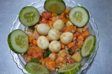 spice bangla salad recipe/healthy recipes to lose weight/egg salad recipe by Cooking with Bintu