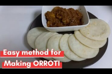 Easy method for making orotti | healthy breakfast | easy and tasty