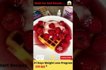 Chocolate Waffle Dessert|keto healthy recipes for weight loss female |Short Recipes | #keto #shorts