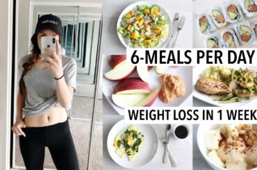 WHAT I EAT IN A WEEK TO LOSE WEIGHT (+ Results!) | 6 Meals-per-day, Meal prep ideas