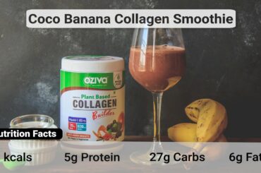 Collagen Smoothie | Chocolate Smoothie | Skin Care | OZiva Collagen | Healthy Recipe | OZiva