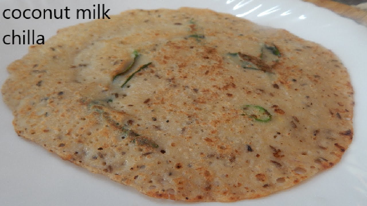 Healthy breakfast recipe for thyroid | instant breakfast for weight loss | coconut milk chilla Healthy breakfast recipe for thyroid | instant breakfast for weight loss | coconut milk chilla
