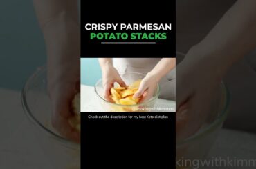 Crispy Parmesan Potato Stacks | Easy and Healthy Recipes | #shorts