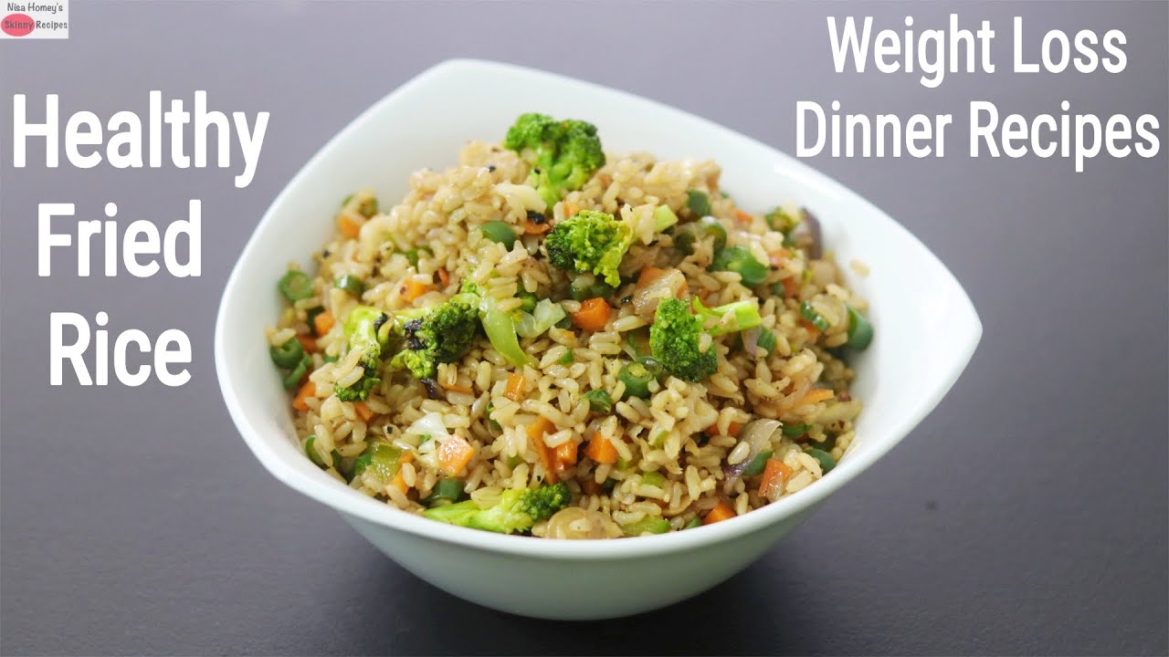 Fried Rice – Brown Rice Recipe For Weight Loss – Healthy Rice Recipes For Dinner | Skinny Recipes Fried Rice - Brown Rice Recipe For Weight Loss - Healthy Rice Recipes For Dinner | Skinny Recipes