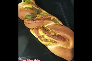 Mushroom loaf bread sandwich | healthy or taste |mushroom loaf bread sandwich #shorts